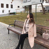 Korean Style Long Woolen Coat