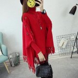 Oversized Pullovers Swing Sweater