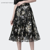 Size Jupe High Skirts Waist Skirt