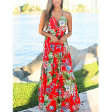 Printed Floral Maxi Dress