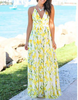 Printed Floral Maxi Dress