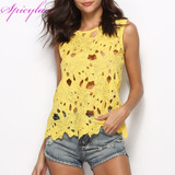 Vest Blouses Knit Top