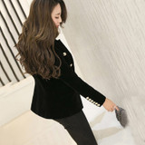 Long Velvet Blazer