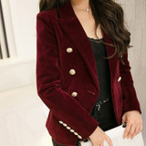 Long Velvet Blazer