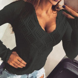 Knitted Geometric Knitted Sweater