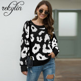 Colorful Leopard Pullover