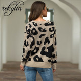 Colorful Leopard Pullover
