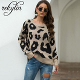 Colorful Leopard Pullover