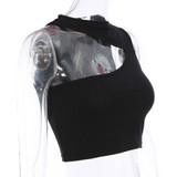 Sleeveless Sexy Summer Black Top