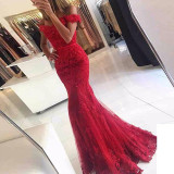 Off the Shoulder Long Mermaid Evening Dress Off the Shoulder Long Mermaid Evening Dress