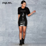 Sexy High Waist PU Leather Skirt