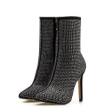 Roman High Heels Luxury diamond Stiletto Ankle boot  (various color options)