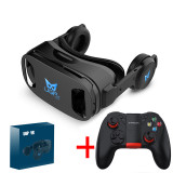 3D Glasses-Headset-Virtual Reality-3D Movies & Games-Wireless