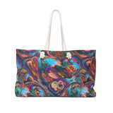 Rainbow Geode Weekender Bag
