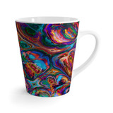 Rainbow Geode Latte Mug
