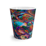 Rainbow Geode Latte Mug