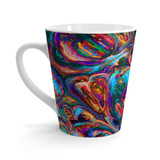 Rainbow Geode Latte Mug