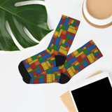 Building Blocks Multicolored Socks