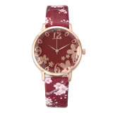 Embossed Flowers Luxury Watch New Fashion for Women