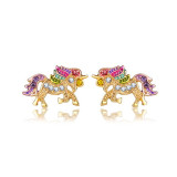 Cute Unicorn Necklace Fashion Cartoon Horse Jewelry Accessories For Girls Children Kids Women Party Animal Pendant Bracelet Set
