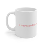 "No, Thanks Endo Logo" Mug