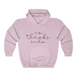 "No, Thanks Endo Simplicity Logo" Unisex Hoodie
