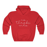 "No, Thanks Endo Simplicity Logo" Unisex Hoodie