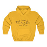 "No, Thanks Endo Simplicity Logo" Unisex Hoodie