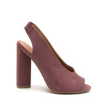 LYRA ROSE TAUPE SLINGBACK HEELS