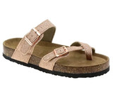 GLITTER BUCKLE OPEN TOE SANDALS