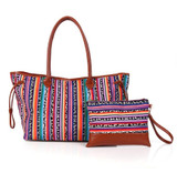Serape Tote & Clutch