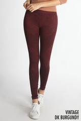 RIBBED KNIT LEGGINGS