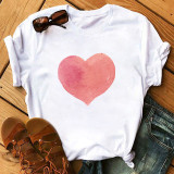 Female T-shirt Romantic Heart Shaped Flowers Vogue Kawaii Harajuku T-Shirt Women Summer Casual Tshirts Korean Style Graphic Tops Female T-shirt Romantic Heart Shaped Flowers Vogue Kawaii Harajuku T-Shirt Women Summer Casual Tshirts Korean Style Graphic Tops