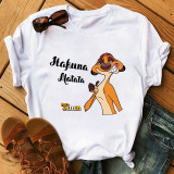 Maycaur T-shirt Women 2020 Summer Fashion Cartoon Lion King Pocket Print Tshirts Harajuku Casual Short Sleeve Tshirt Female Tops Maycaur T-shirt Women 2020 Summer Fashion Cartoon Lion King Pocket Print Tshirts Harajuku Casual Short Sleeve Tshirt Female Tops