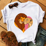 Maycaur T-shirt Women 2020 Summer Fashion Cartoon Lion King Pocket Print Tshirts Harajuku Casual Short Sleeve Tshirt Female Tops Maycaur T-shirt Women 2020 Summer Fashion Cartoon Lion King Pocket Print Tshirts Harajuku Casual Short Sleeve Tshirt Female Tops