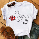Maycaur Minnie Mouse Cute T Shirt Vogue Women Mouse Printed Shirt Tumblr Femme Girl Tees Hipster Kawaii Holiday Summer Femme Top