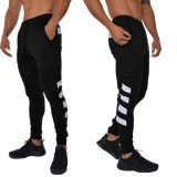 New Men Pants Hip Hop Fitness clothing Joggers Sweatpants Side stripe