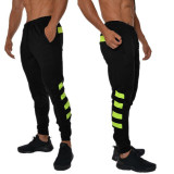 New Men Pants Hip Hop Fitness clothing Joggers Sweatpants Side stripe