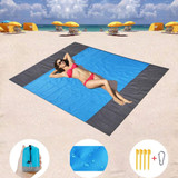 Waterproof Beach Blanket Pocket Sand Free Towel