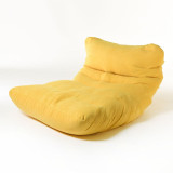 No Filling Bean Bag Sofa Cover Chairs Lazy Bed BeanBag Sofas Cotton Cloth Lounger Seat Pouf Puff Couch Tatami Home Room Yellow