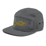 TroutBus Logo - Gold and Black 5 Panel Camper