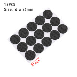 1/2/6/15/24Pcs Soft Thickening Bumper Chair Fittings Self-Adhesive Floor Protector Anti-Slip Mat Anti Rub Furniture Leg Pads