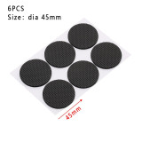 Hot 1/2/6/15/24PCS Soft Thickening Bumper Chair Fittings Self-adhesive Floor Protector Anti-slip Mat Anti Rub Furniture Leg Pads