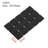 Hot 1/2/6/15/24PCS Soft Thickening Bumper Chair Fittings Self-adhesive Floor Protector Anti-slip Mat Anti Rub Furniture Leg Pads