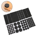 Hot 1/2/6/15/24PCS Soft Thickening Bumper Chair Fittings Self-adhesive Floor Protector Anti-slip Mat Anti Rub Furniture Leg Pads