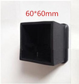 4pcs Square Silicone Chair Leg Caps Non-slip Table Foot Dust Cover Socks Floor Protector Pads Pipe Plugs Furniture Leveling Feet