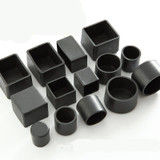 4pcs Square Silicone Chair Leg Caps Non-slip Table Foot Dust Cover Socks Floor Protector Pads Pipe Plugs Furniture Leveling Feet