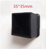 4pcs Square Silicone Chair Leg Caps Non-slip Table Foot Dust Cover Socks Floor Protector Pads Pipe Plugs Furniture Leveling Feet