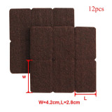 8/16/24pcs/lot Chair Leg Pads Floor Protectors for Furniture Legs Table leg Covers Round Bottom Anti-Slip Pads Rubber Feet