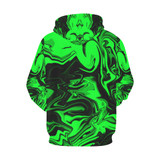 Dark Pastel Greens All Over Print Hoodie (for Women)
